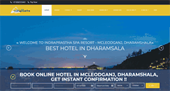 Desktop Screenshot of hotelindraprasthadharamshala.com